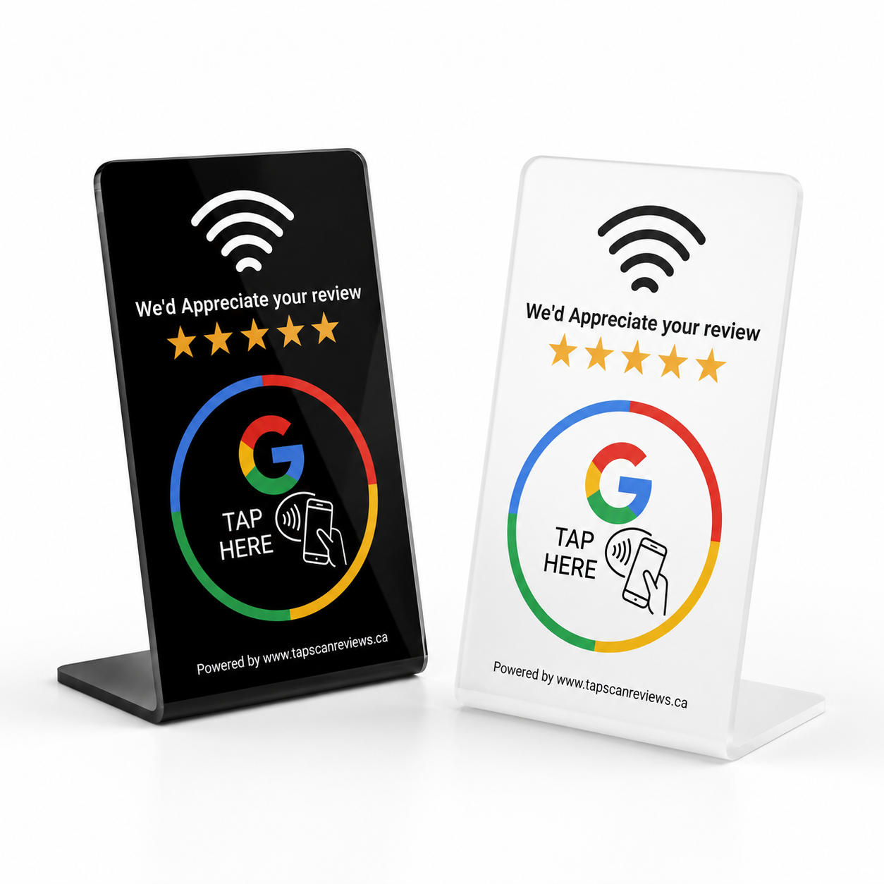 NFC Google Review Stand