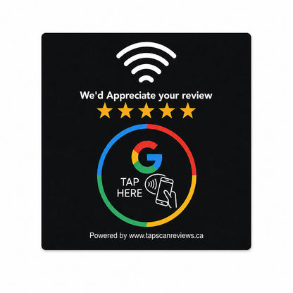 NFC Google Review Plate