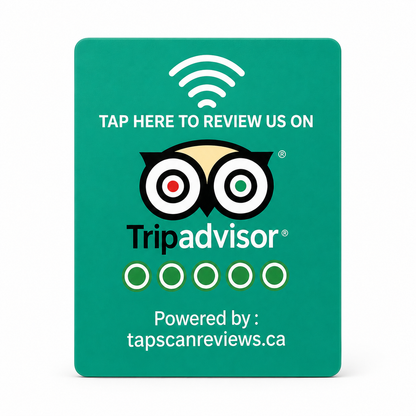NFC Tripadvisor Review Plate