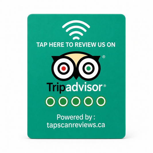 NFC Tripadvisor Review Plate