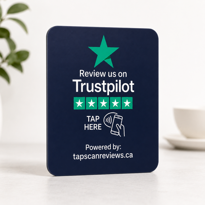 NFC Trustpilot Review Plate