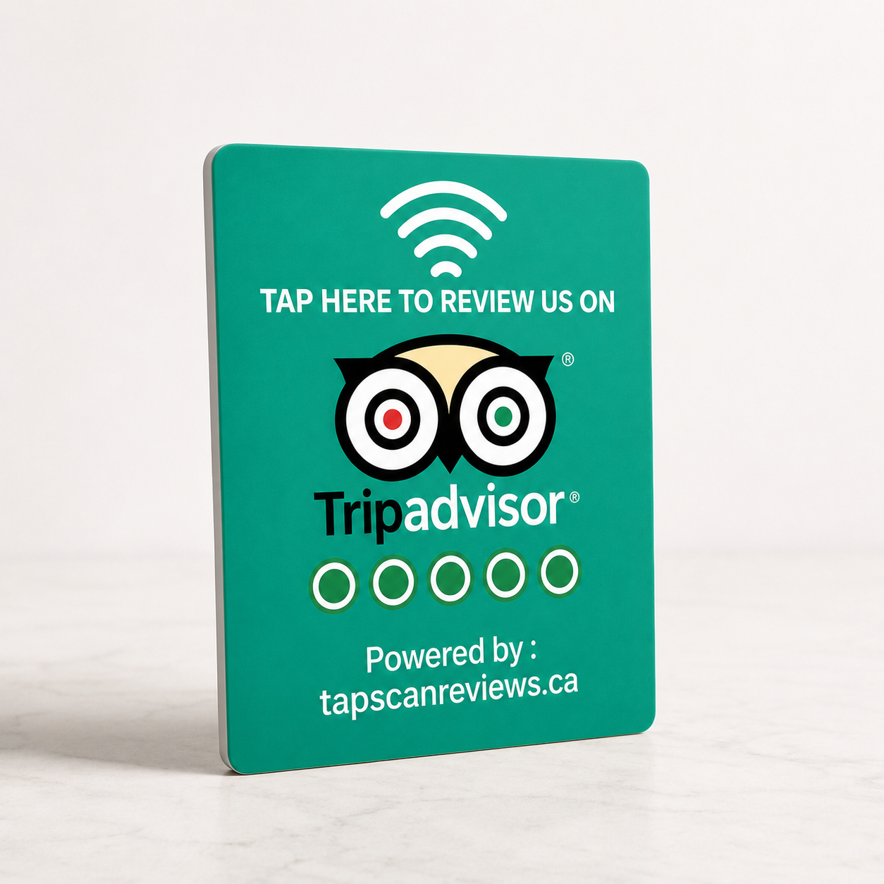 NFC Tripadvisor Review Plate