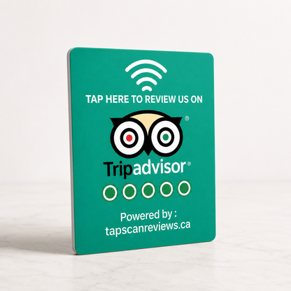 NFC Tripadvisor Review Plate