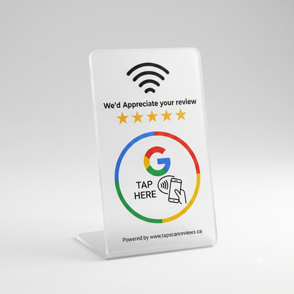 NFC Google Review Stand