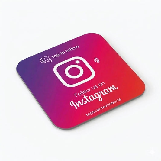 NFC Instagram Follow Plate