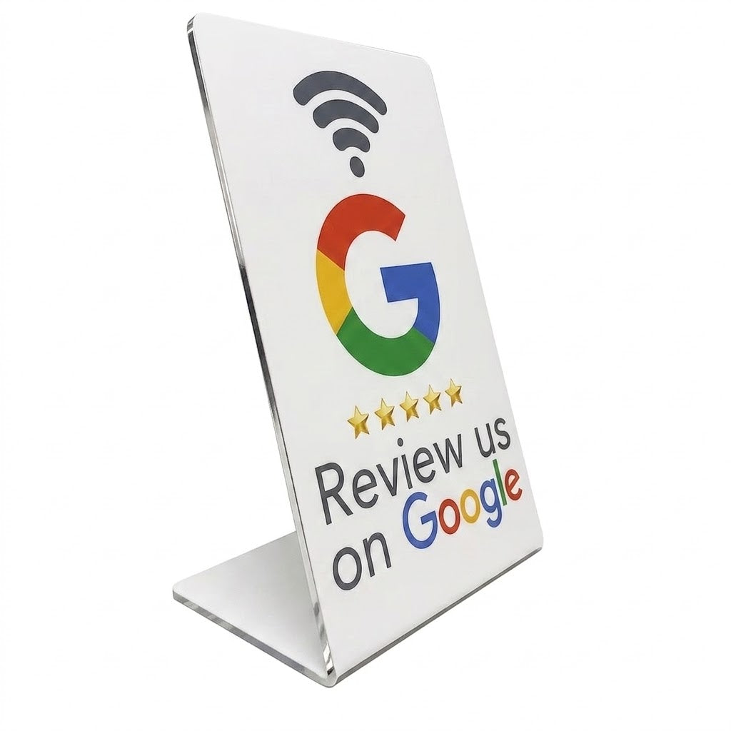 NFC Google Review Stand