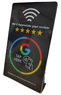 NFC Google Review Stand