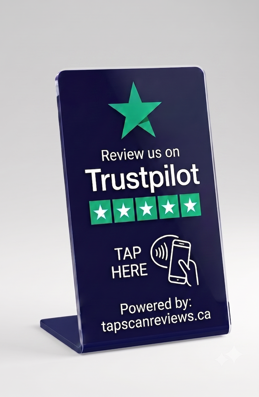 NFC Trustpilot Review Stand